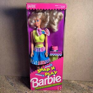 Mattel 1991 “Snap 'N Play” Barbie Doll *NEW*